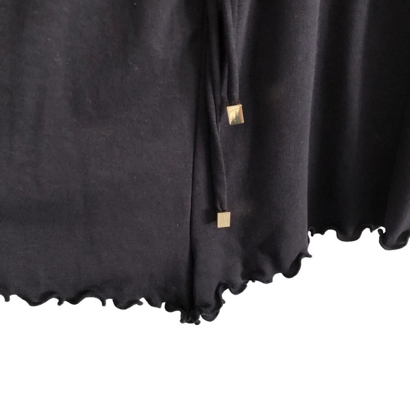 California Waves NWT Black Strappy Romper Swimsuit Cover Up Size Large - Picture 9 of 10